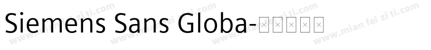 Siemens Sans Globa字体转换